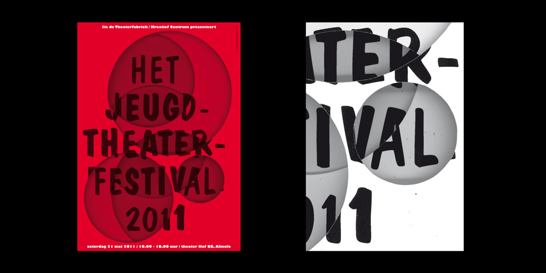 Affiches ‘jeugd theather festival’