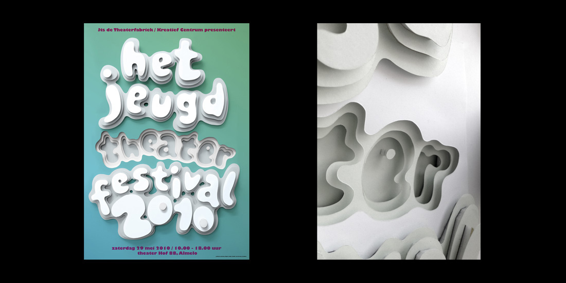 Affiches ‘jeugd theather festival’