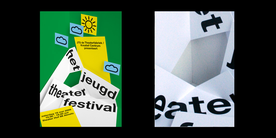 Affiches ‘jeugd theather festival’