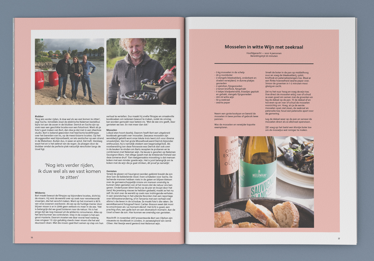 Brochure voor Neleman Wines