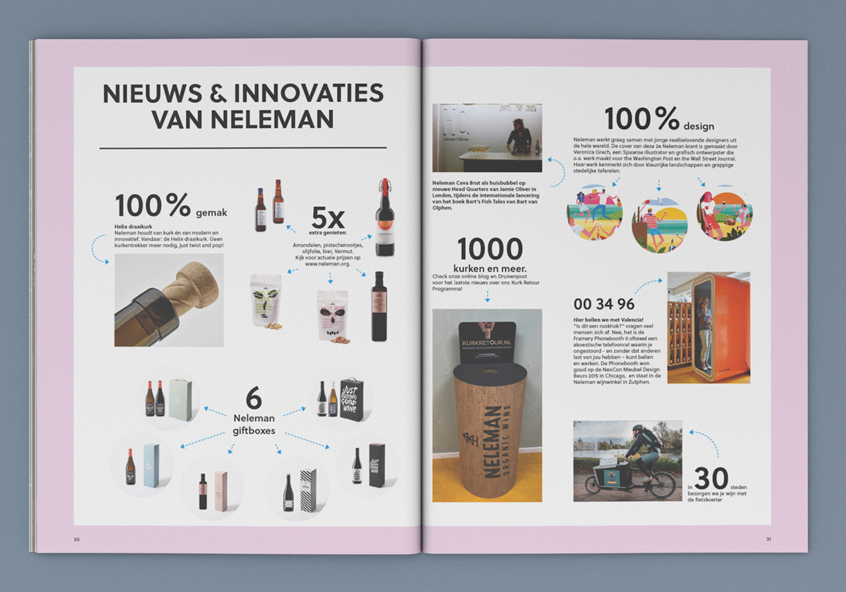 Brochure voor Neleman Wines