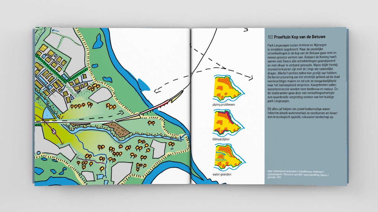 Boekontwerp voor Robbert de Koning Landschapsarchitect BNT